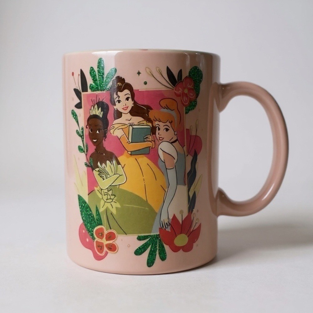 Disney Princess Mug with Pink and Green Accents